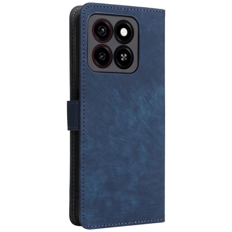 Чехол-книжка Deexe Delta Book для ZTE Blade A35 / Blade A55 - Blue: фото 6 из 7