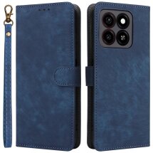 Чехол-книжка Deexe Delta Book для ZTE Blade A35 / Blade A55 - Blue: фото 1 из 7