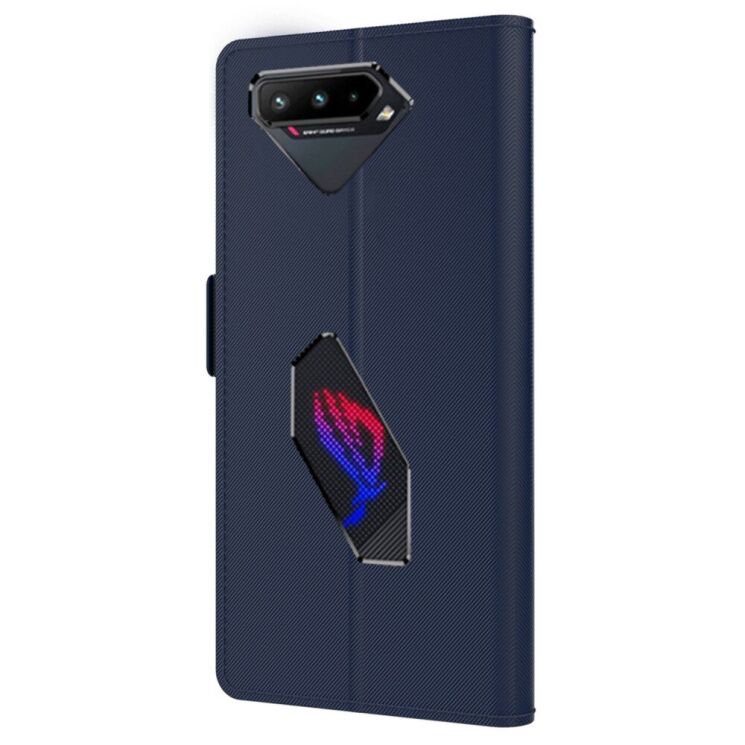 Чехол-книжка Deexe Eclipse Wallet для ASUS ROG Phone 5 - Blue: фото 3 из 9