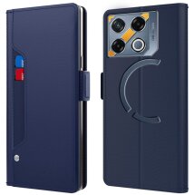 Чехол-книжка Deexe Eclipse Wallet для Infinix GT 20 Pro - Blue: фото 1 из 9