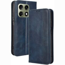 Чохол-книжка Deexe Retro Style для Motorola Edge 70 Pro - Blue: фото 1 з 19