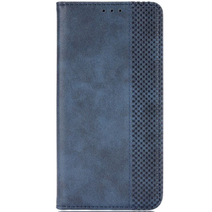 Чохол-книжка Deexe Retro Style для Motorola Edge 70 Pro - Blue: фото 4 з 19