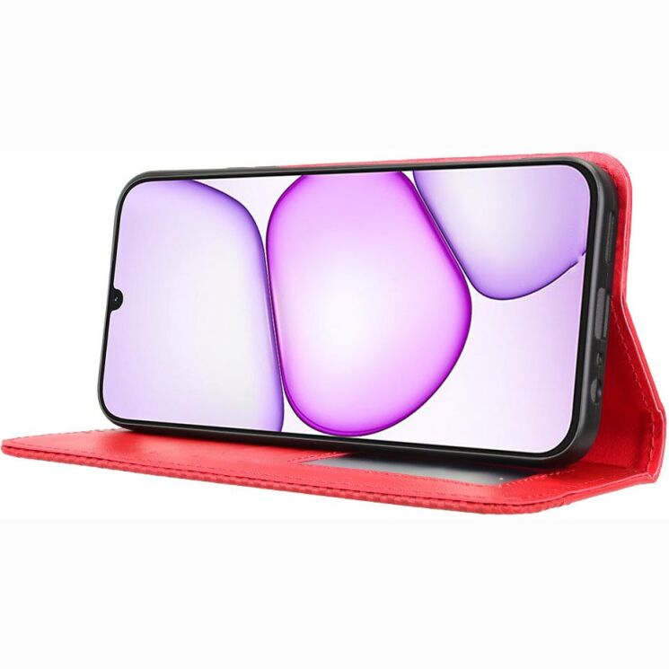 Чохол-книжка Deexe Retro Style для Realme C100i - Red: фото 7 з 19