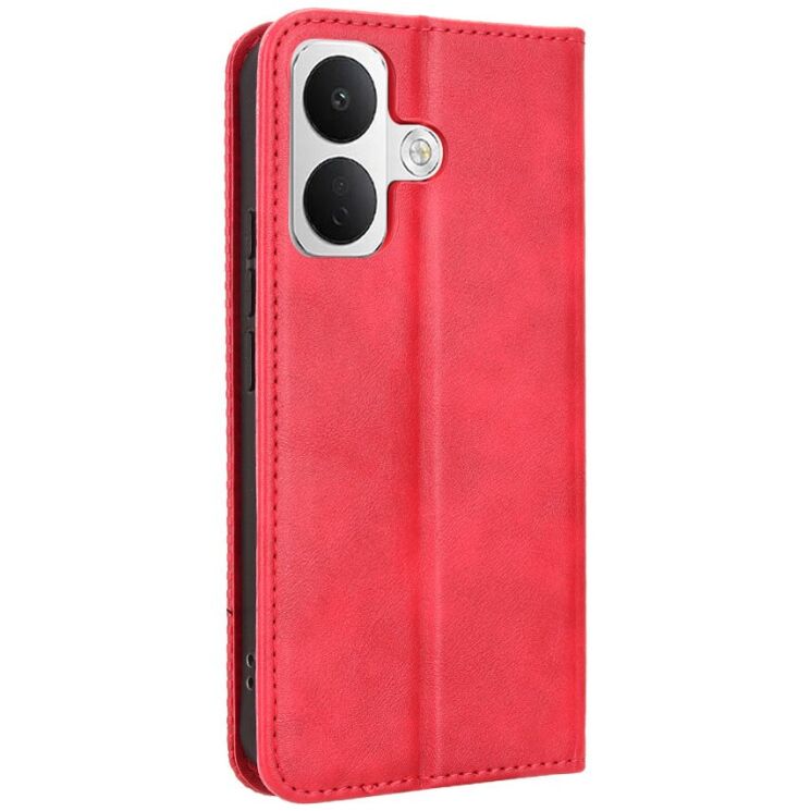 Чохол-книжка Deexe Retro Style для Xiaomi Poco X8 - Red (219911R) Чохол-книжка Deexe Retro Style для Xiaomi Poco X8 - Red: фото 7 з 18
