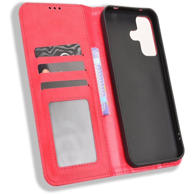 Чохол-книжка Deexe Retro Style для Xiaomi Poco X8 - Red (219911R) Чохол-книжка Deexe Retro Style для Xiaomi Poco X8 - Red: фото 4 з 18