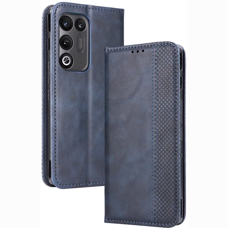 Чохол-книжка Deexe Retro Style для ZTE Nubia Red Magic 11 Air - Blue (423104L) Чохол-книжка Deexe Retro Style для ZTE Nubia Red Magic 11 Air - Blue: фото 1 з 19
