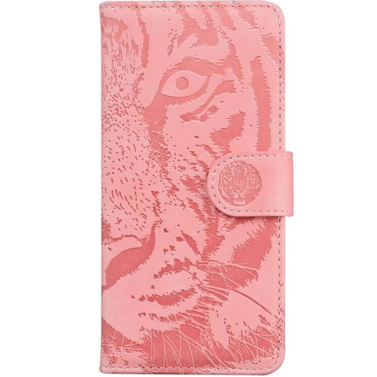 Чехол-книжка Deexe Tiger для Motorola Moto G85 - Pink: фото 5 из 7