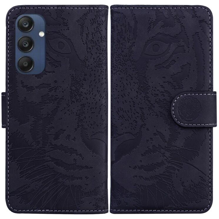 Чехол-книжка Deexe Tiger для Samsung Galaxy M35 (M356) - Black: фото 1 из 7