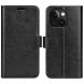 Чехол-книжка Deexe Wallet Style для Apple iPhone 15 - Black (329503B). Фото 1 из 11