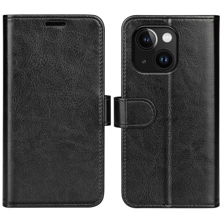Чехол-книжка Deexe Wallet Style для Apple iPhone 15 - Black: фото 1 из 11
