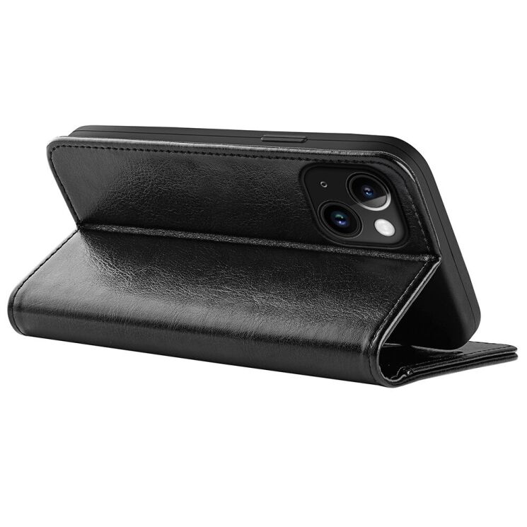 Чехол-книжка Deexe Wallet Style для Apple iPhone 15 - Black: фото 4 из 11