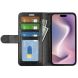 Чехол-книжка Deexe Wallet Style для Apple iPhone 16 Plus - Black (360600B). Фото 2 из 7