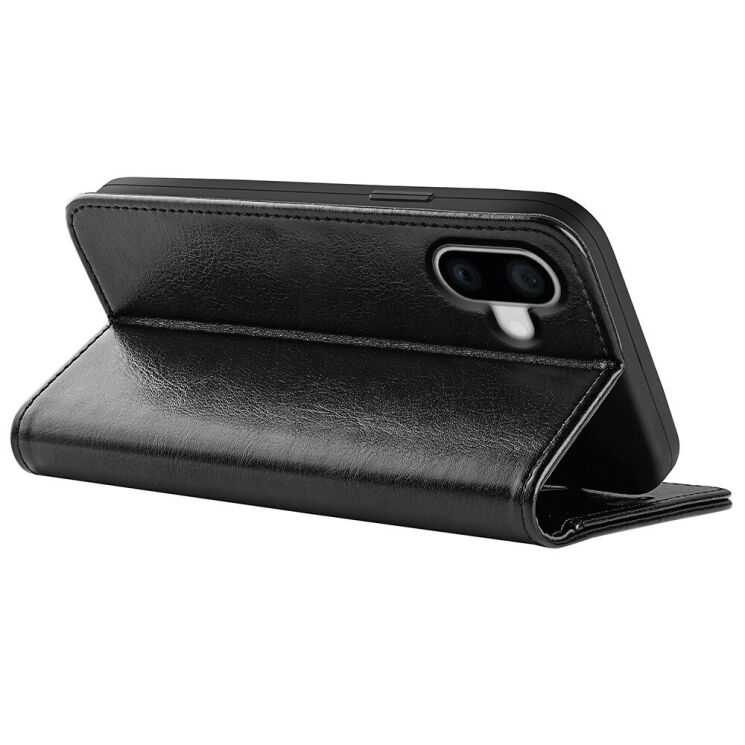 Чехол-книжка Deexe Wallet Style для Apple iPhone 16 Plus - Black: фото 4 из 7