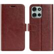 Чехол-книжка Deexe Wallet Style для Motorola Moto G75 - Brown (367814Z)