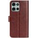 Чехол-книжка Deexe Wallet Style для Motorola Moto G75 - Brown (367814Z). Фото 5 из 8