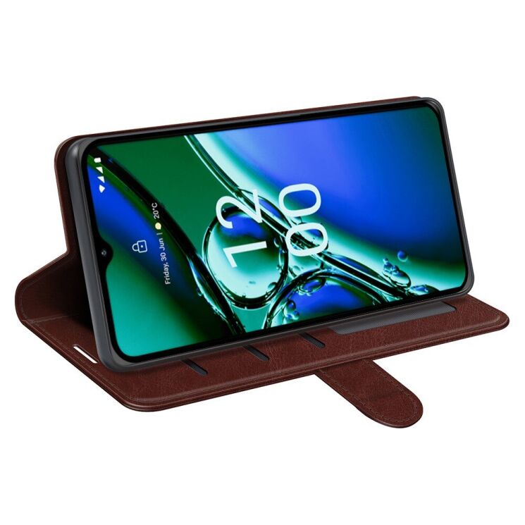 Чохол-книжка Deexe Wallet Style для Nokia G42 - Brown: фото 3 з 6