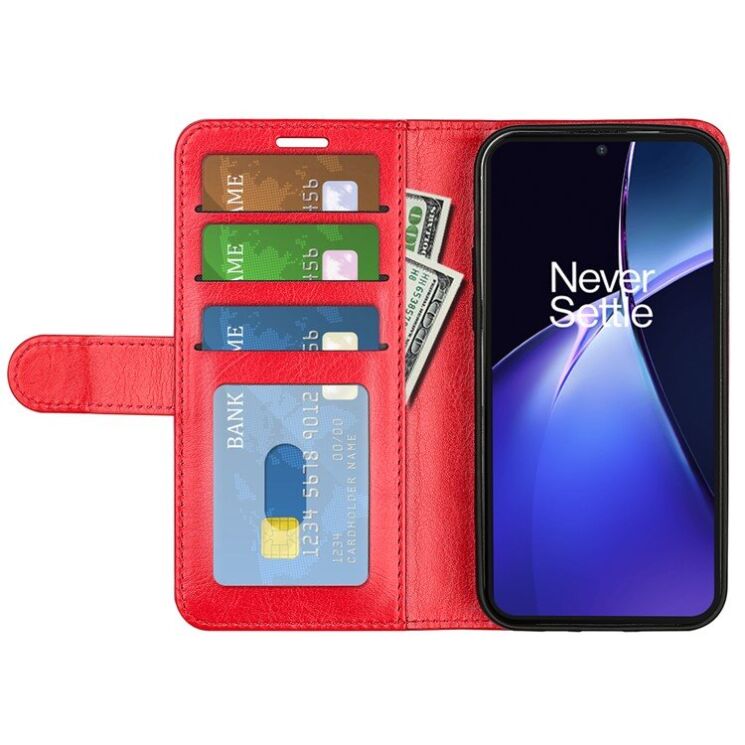 Чехол-книжка Deexe Wallet Style для OnePlus Nord CE 4 Lite - Red: фото 2 из 6