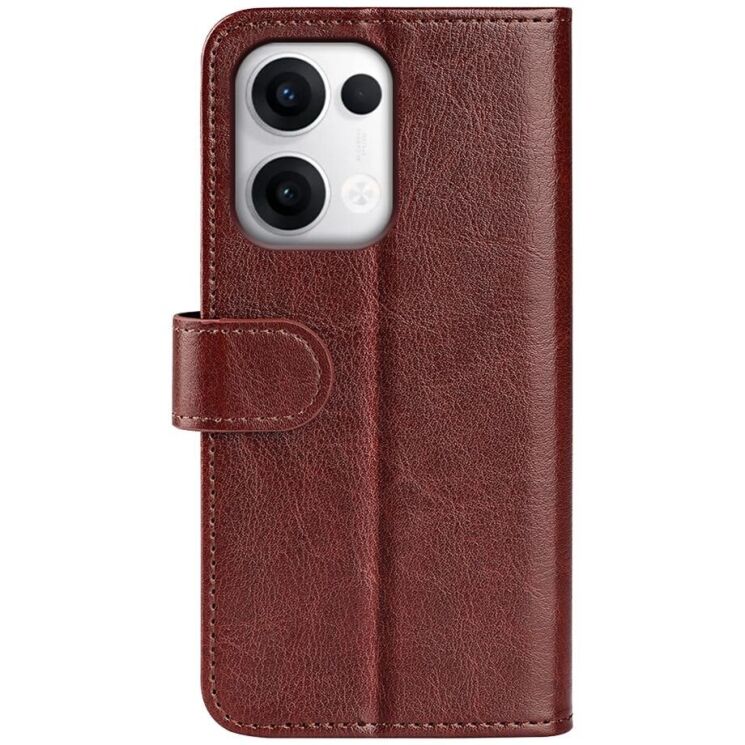 Чехол-книжка Deexe Wallet Style для OPPO Reno 13 5G - Brown: фото 5 из 7