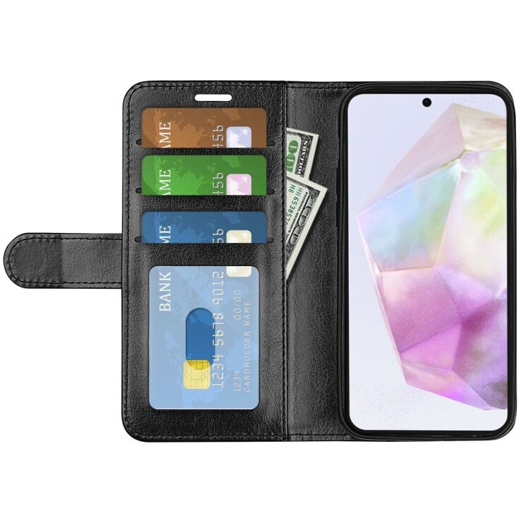 Чехол-книжка Deexe Wallet Style для Samsung Galaxy A36 (A366) - Black: фото 2 из 6