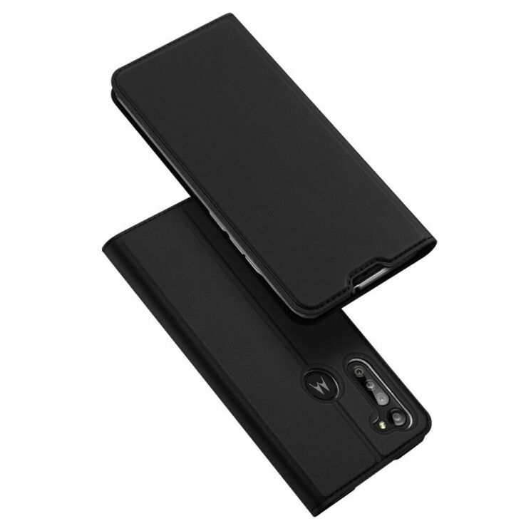 Чехол-книжка DUX DUCIS Skin Pro для Motorola Moto G8 Power - Black: фото 1 из 14