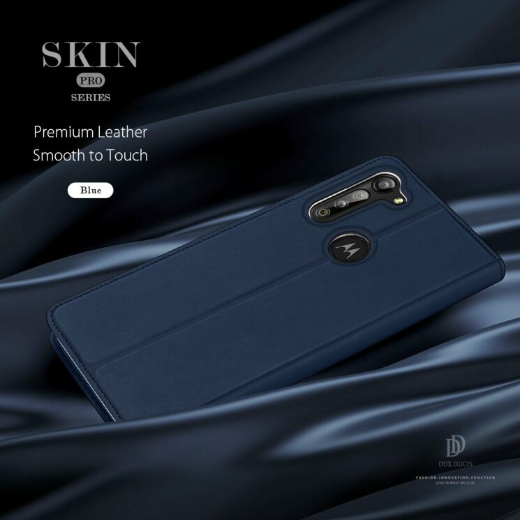 Чехол-книжка DUX DUCIS Skin Pro для Motorola Moto G8 Power - Black: фото 9 из 14