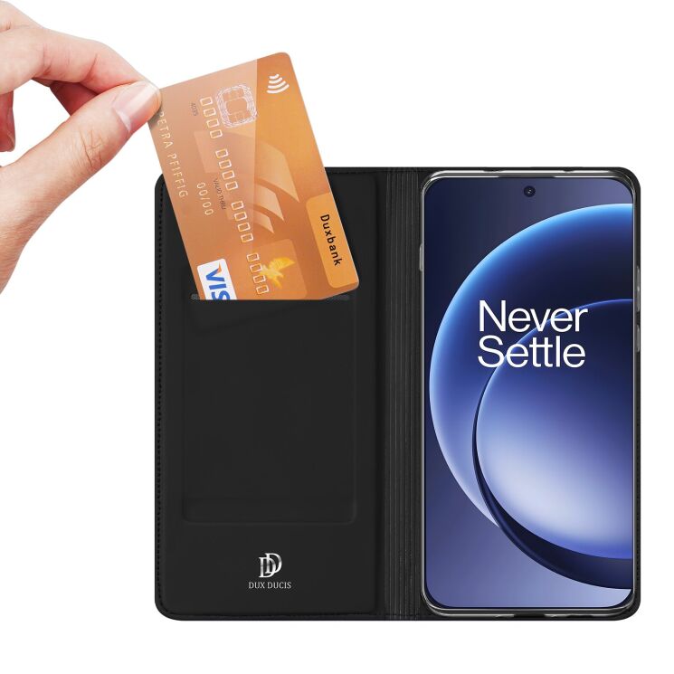Чехол-книжка DUX DUCIS Skin Pro для OnePlus 15 - Blue: фото 6 из 11