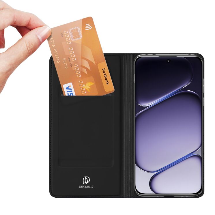 Чохол-книжка DUX DUCIS Skin Pro для OnePlus Nord 6 - Black: фото 7 з 12