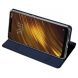 Чехол-книжка DUX DUCIS Skin Pro для Xiaomi Pocophone F1 - Dark Blue (117217DB). Фото 5 из 14