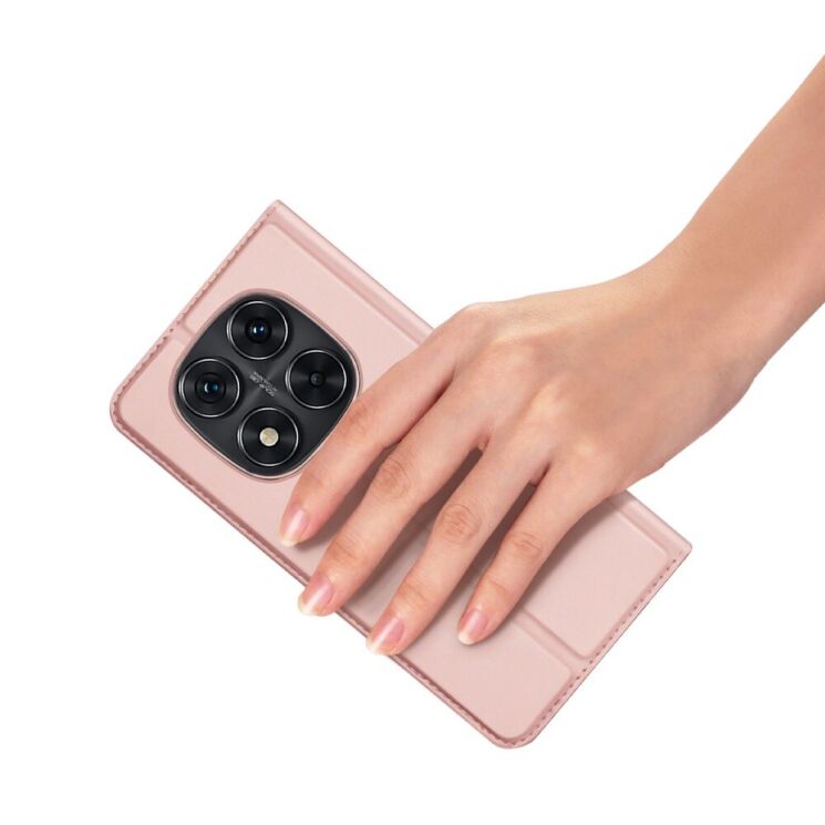 Чохол-книжка DUX DUCIS Skin Pro для Xiaomi Redmi Note 14 Pro 5G / Poco X7 - Pink: фото 6 з 9