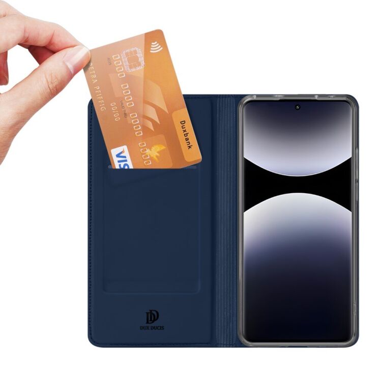 Чохол-книжка DUX DUCIS Skin Pro для Xiaomi Redmi Note 14 Pro - Blue: фото 2 з 9