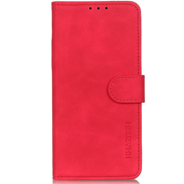 Чехол-книжка KHAZNEH Retro Wallet для Motorola Moto G56 - Red: фото 5 из 7