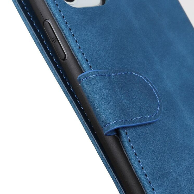 Чохол-книжка з застібкою KHAZNEH Retro Wallet для OPPO A73 (2020) - Blue: фото 6 з 12