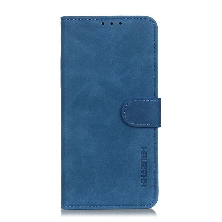 Чохол-книжка з застібкою KHAZNEH Retro Wallet для OPPO A73 (2020) - Blue: фото 5 з 12