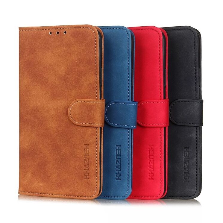 Чехол-книжка KHAZNEH Retro Wallet для Realme 7 Pro - Red: фото 10 из 10