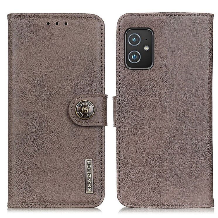 Чохол-книжка KHAZNEH Wallet Cover для ASUS Zenfone 8 (ZS590KS) - Khaki: фото 2 з 11