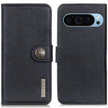 Чехол-книжка KHAZNEH Wallet Cover для Google Pixel 9 / 9 Pro - Black: фото 1 из 8