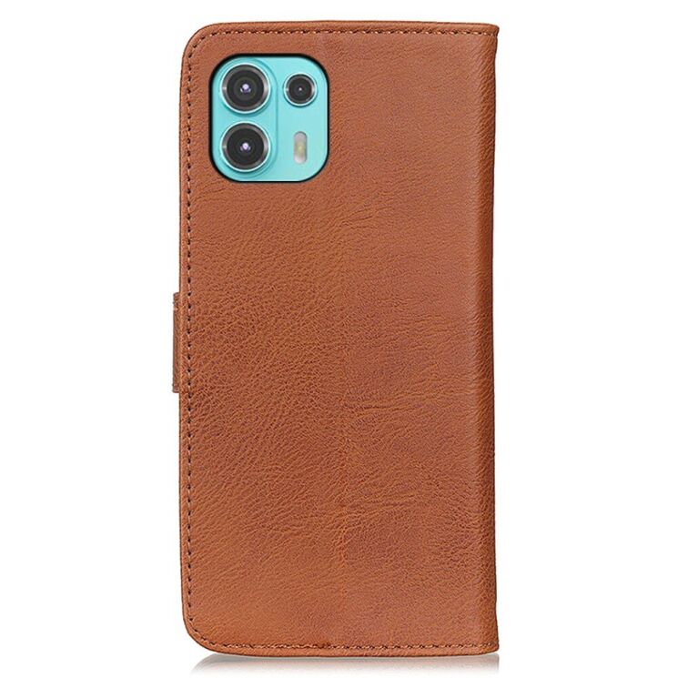 Чехол-книжка KHAZNEH Wallet Cover для Motorola Edge 20 Lite - Brown: фото 4 из 10