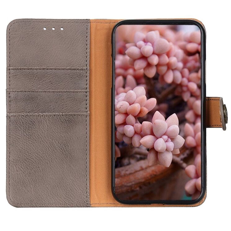 Чохол-книжка KHAZNEH Wallet Cover для Motorola Edge 50 Ultra - Khaki: фото 2 з 8