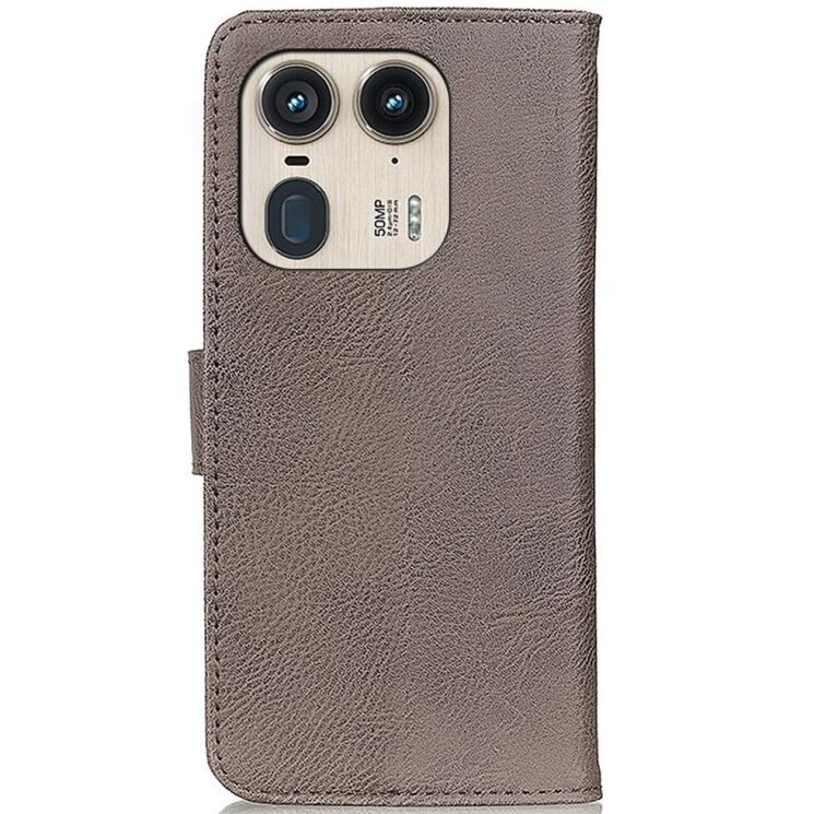 Чохол-книжка KHAZNEH Wallet Cover для Motorola Edge 50 Ultra - Khaki: фото 5 з 8
