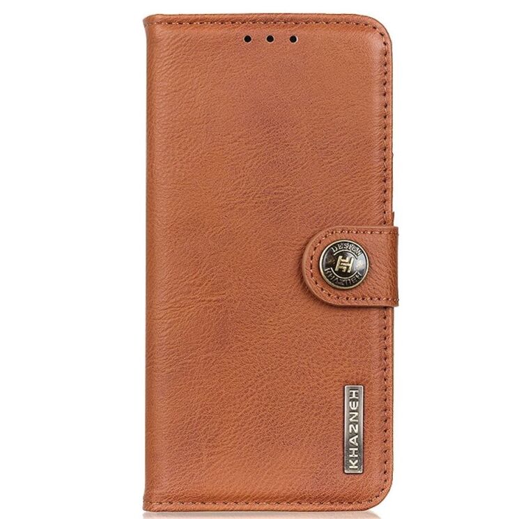 Чехол-книжка KHAZNEH Wallet Cover для Motorola Moto G15 / Moto G05 - Brown: фото 4 из 7