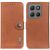 Чехол-книжка KHAZNEH Wallet Cover для Motorola Moto G15 / Moto G05 - Brown: фото 1 из 7