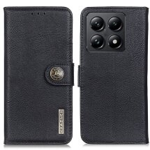 Чехол-книжка KHAZNEH Wallet Cover для Xiaomi 14T - Black: фото 1 из 8