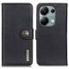 Чохол-книжка KHAZNEH Wallet Cover для Xiaomi Redmi Note 13 - Black (345935B). Фото 1 з 9