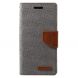 Чехол-книжка MERCURY Canvas Diary для Samsung Galaxy J3 2017 (J330) - Gray (123617H). Фото 1 из 5