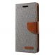 Чехол-книжка MERCURY Canvas Diary для Samsung Galaxy J3 2017 (J330) - Gray (123617H). Фото 3 из 5