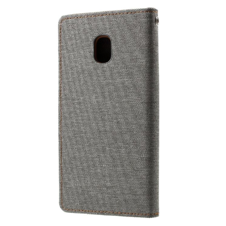 Чехол-книжка MERCURY Canvas Diary для Samsung Galaxy J3 2017 (J330) - Gray: фото 2 из 5