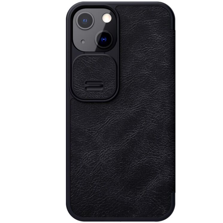Чехол-книжка NILLKIN Qin Pro для Apple iPhone 13 - Black: фото 2 из 16