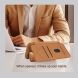 Чехол-книжка NILLKIN Qin Prop Leather Case для Apple iPhone 16 - Brown (366464Z). Фото 10 из 17