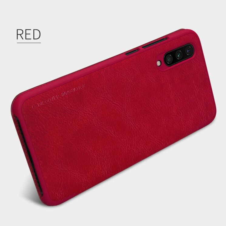 Чохол-книжка NILLKIN Qin Series для Xiaomi Mi 9 Lite / Mi CC9 - Red: фото 5 з 17