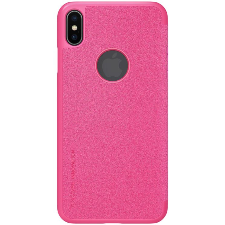 Чехол-книжка NILLKIN Sparkle Series для iPhone Xs Max - Rose: фото 2 из 15